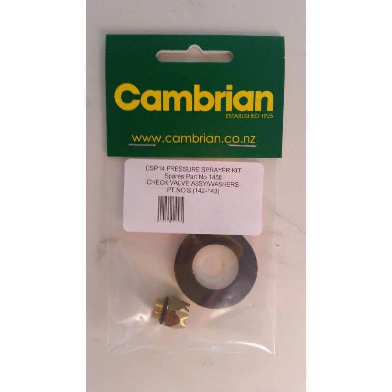 Cambrian Pressure Sprayer CSP14 Check Valve Assembly Part CSP1458 - Growing Potential